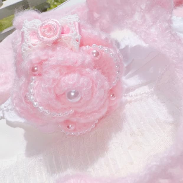 로맨틱 로즈 뜨개 스마트톡 romantic rose