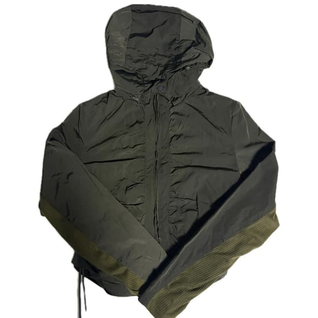 [13month] Recycle Shirring Windbreaker