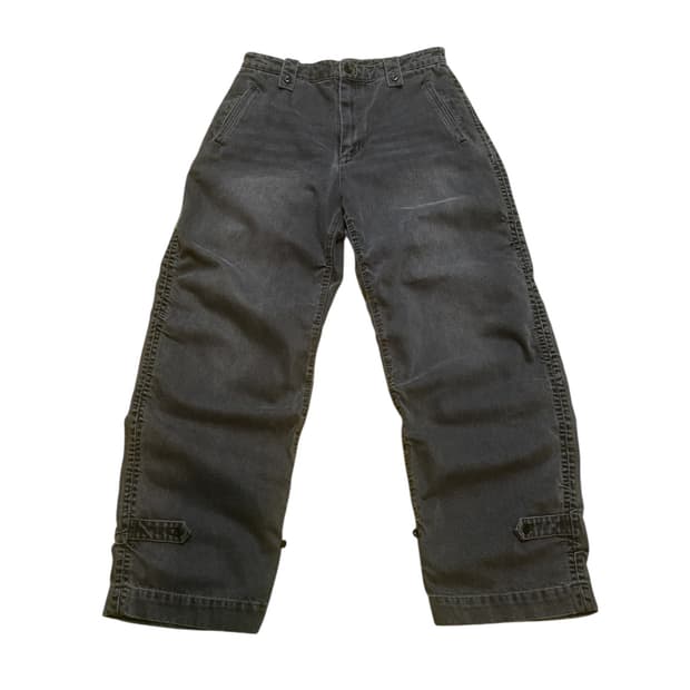 쿠어(coor) 셔링 컴벳 데님 트라우져/스톤 그레이