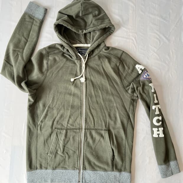 아베크롬비 앤 피치 그래픽 풀집 후드