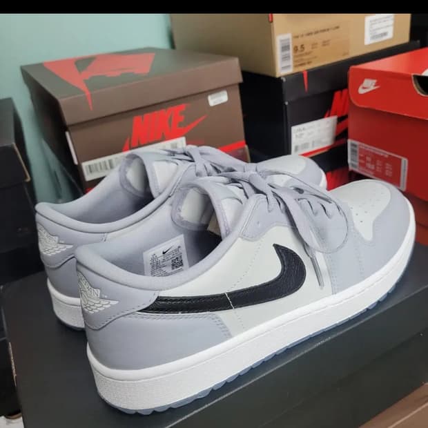 조던1로우 골프 울프그레이 285 급처