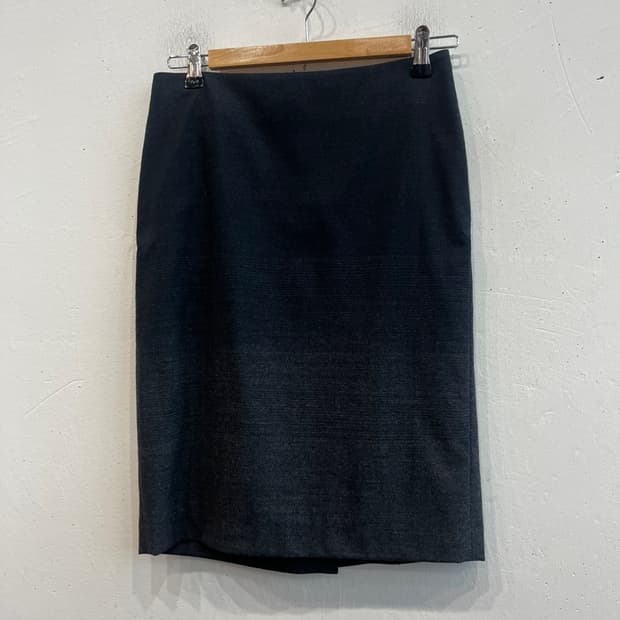 띠어리 그라데이션 울 스커트 치마 Made in JAPAN