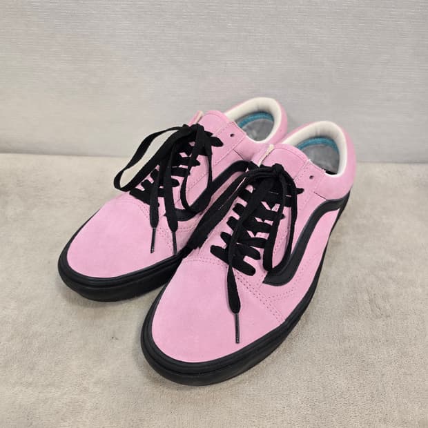 거의새거) 반스 컴피쿠시 올드스쿨 스웨이드 핑크 스니커즈 운동화 275