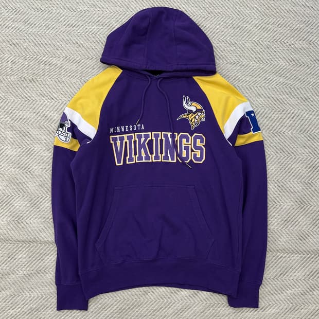 nfl 바이킹스 자수 후드티 r2826