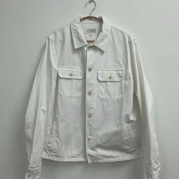 Masion Margiela trucker jacket white