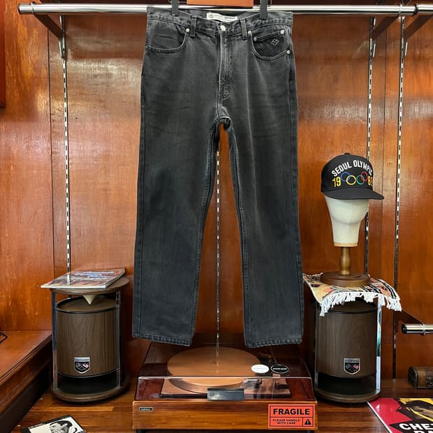 할리데이비슨 흑청 데님팬츠  [ 35 ]