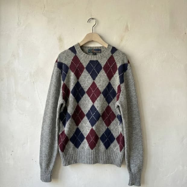  셰틀랜드 아가일 니트