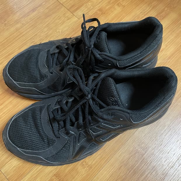 아식스 TJG138 블랙 운동화 280