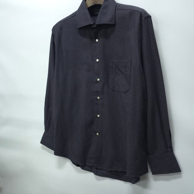 에르메네질도 제냐(Zegna) 블랙 스티치셔츠 (100~105)