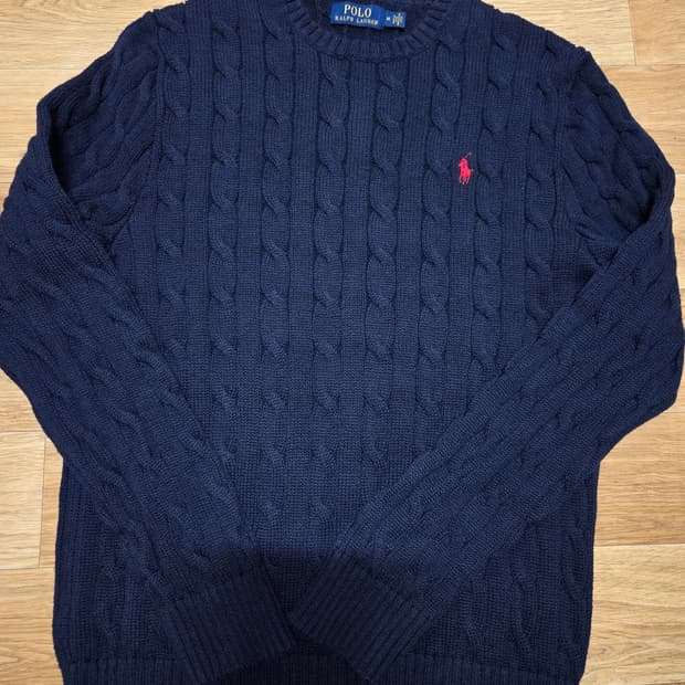 폴로 랄프로렌 남성 신형 케이블 니트 스웨터