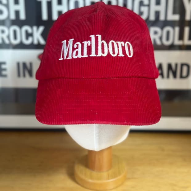 90s Marlboro 빈티지 말보로 코듀로이 모자