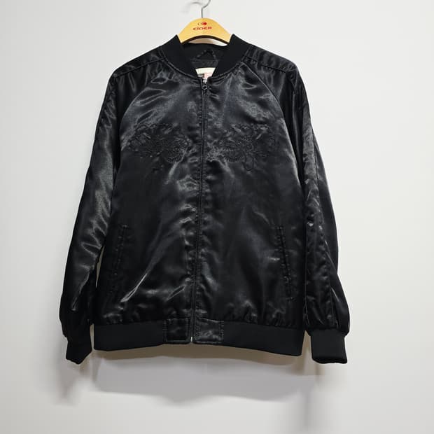 HUF 블랙 스카잔  자켓 점퍼