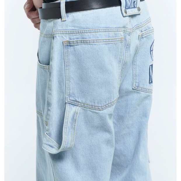 MPa PAINTER DENIM PANTS (STEEL BLUE)