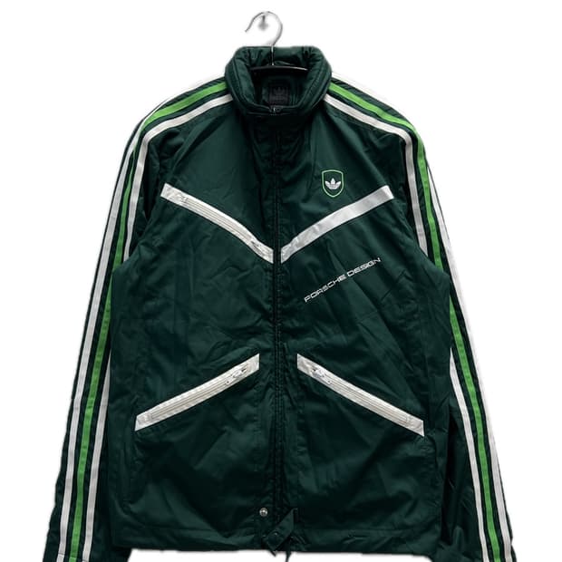 아디다스 포르쉐디자인 올드스쿨 바람막이 그린