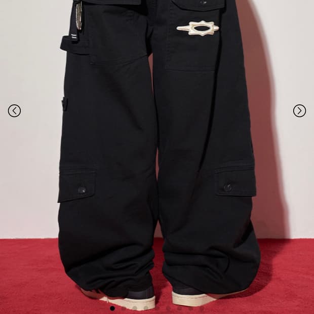 2) 루저스클럽 멀티 카고 와이드 팬츠