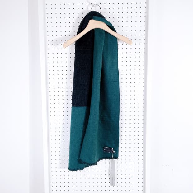 (정품/새상품) 베그앤코 공용 캐시미어100 내츄럴 머플러 그린