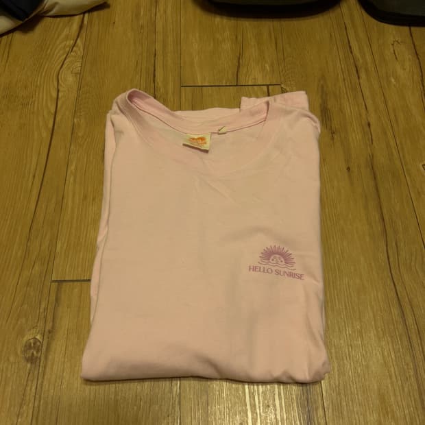헬로 선라이즈 HS OG Logo Tee_Light Pink L