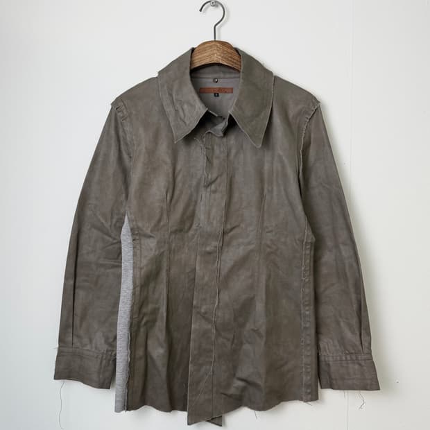 SOFFA 컷오프 코티드 셔츠 (MADE IN JAPAN)