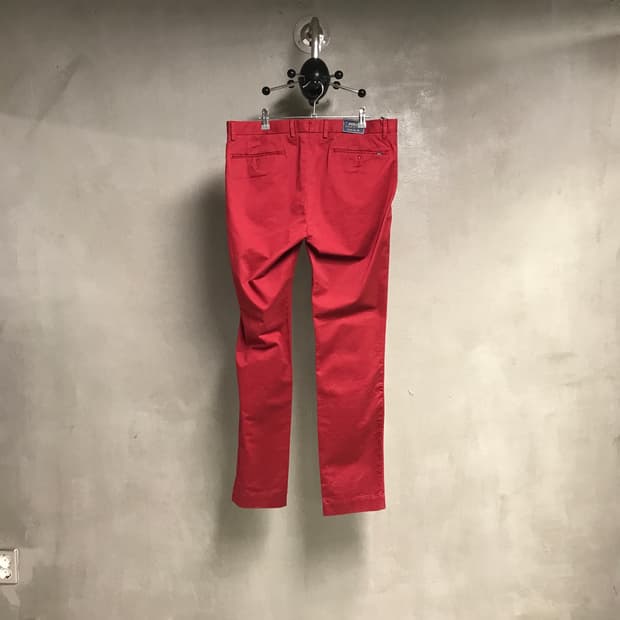 폴로 랄프로렌 레드 치노 팬츠 30/32