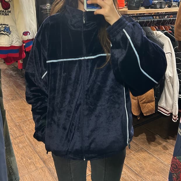 [HI] VTG 벨벳져지 네이비