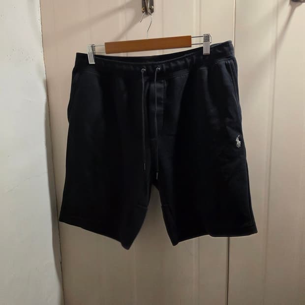 34인치 폴로 랄프로렌 포니 로고 반바지 블랙