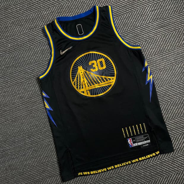 나이키 골든스테이트 스테판 커리 스윙맨 져지y 4972