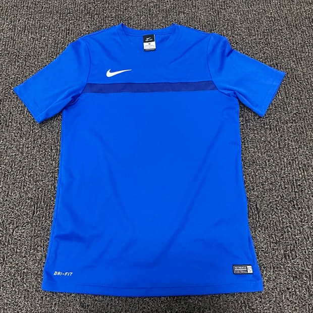 NIKE 나이키 기능성 반팔티셔츠 운동복 블루 L