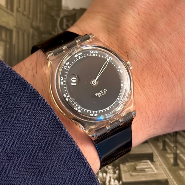 94년판) 빈티지 스와치 젠트 upside down