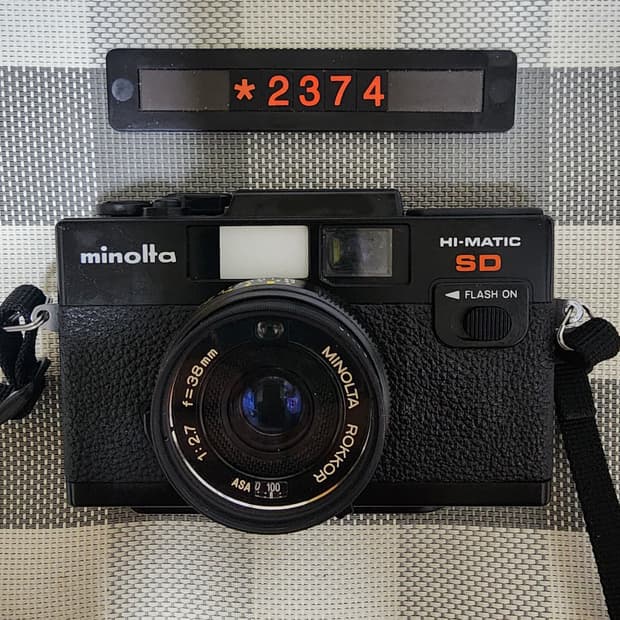 미놀타 하이매틱 SD 필름카메라