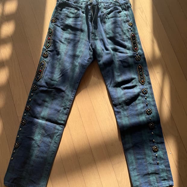 캐피탈 젬스톤 타탄체크 