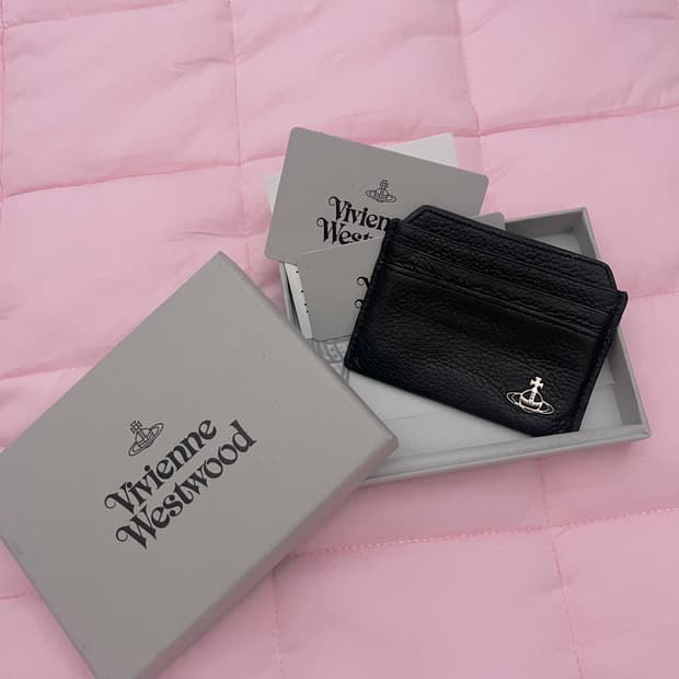 Vivienne Westwood Slim Card Holder Black