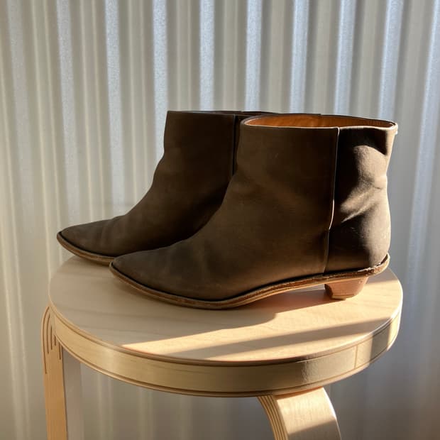 [37] Maison Margiela 숏 부츠 브라운