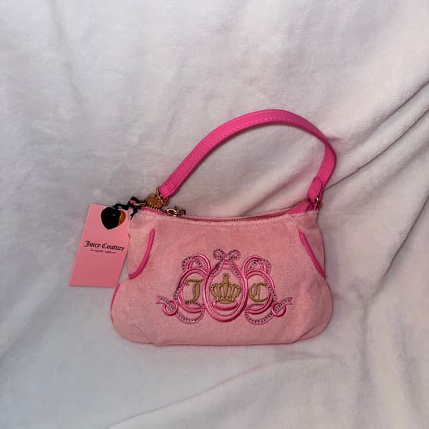 쥬시꾸뛰르 핑크 러버스클럽 미니백 숄더백 가방 베메클 갸루 베이비베어
