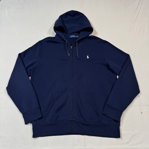 XL) 폴로 랄프로렌 네이비 후드집업