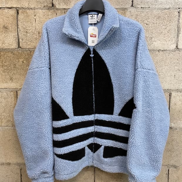 아디다스 빅트레포일 플리스 자켓