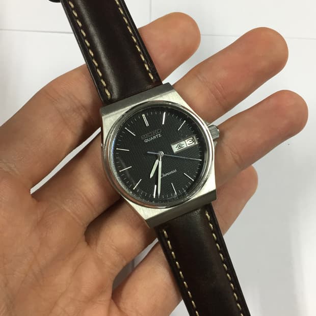80s seiko chronos quatz day-date
