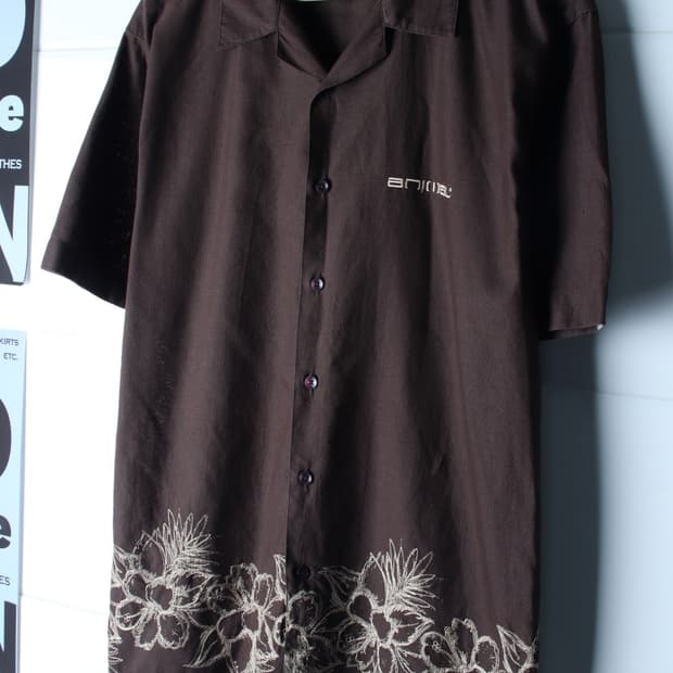 (M-XL) 브랜드빈티지 반팔 카라 티셔츠 USA 셔츠-H36257