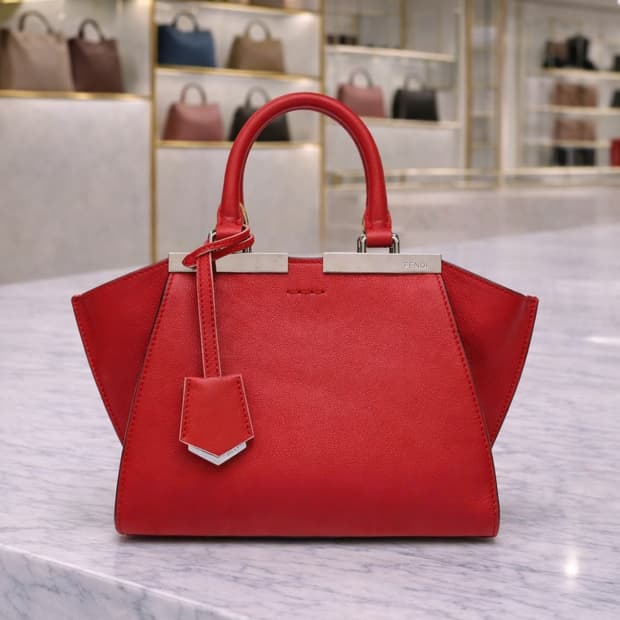 [A급] 펜디 트와쥬르 토트백 미니 레드 판매합니다!!!