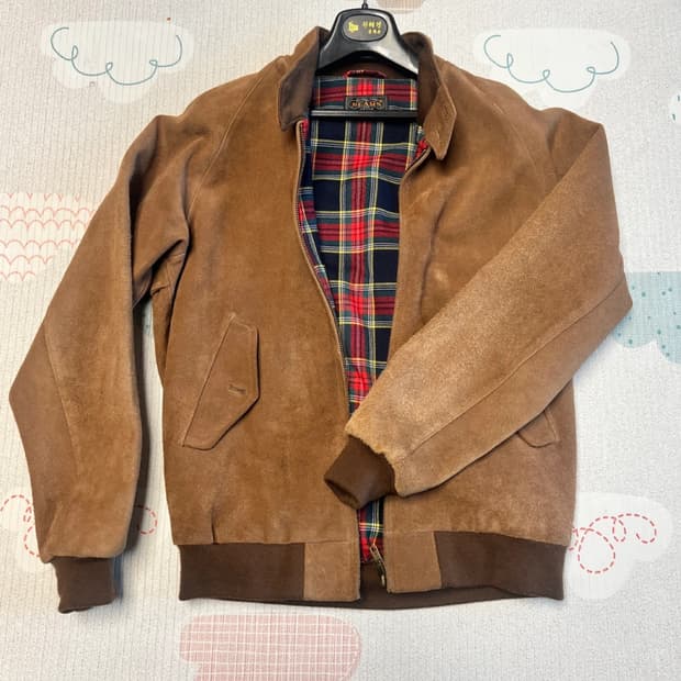 빔즈 BEAMS 바라쿠타 리얼 스웨이드 블루종