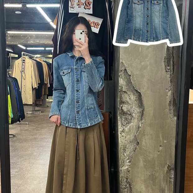 빈티지 데님 자켓 L #csz3642