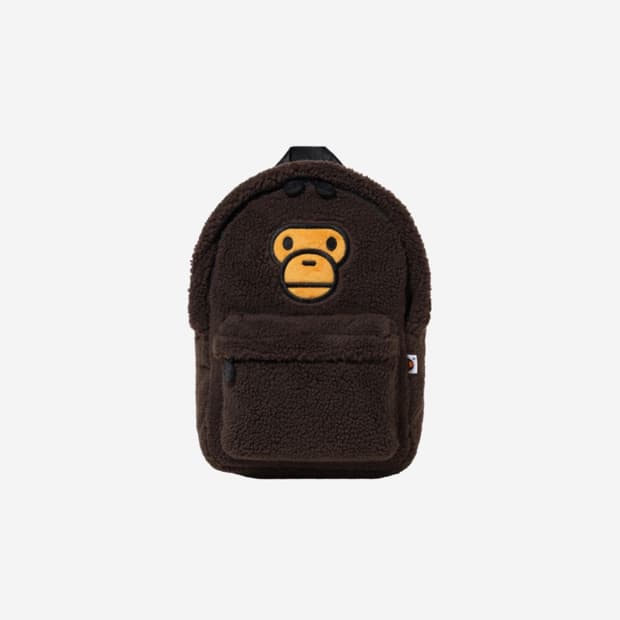 베이프 베이비 마일로 미니 퍼 백팩 브라운