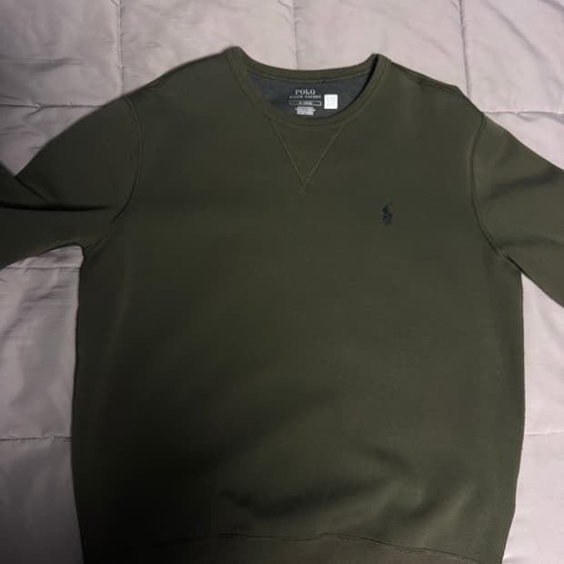 폴로 정품 카키 맨투맨 [M]