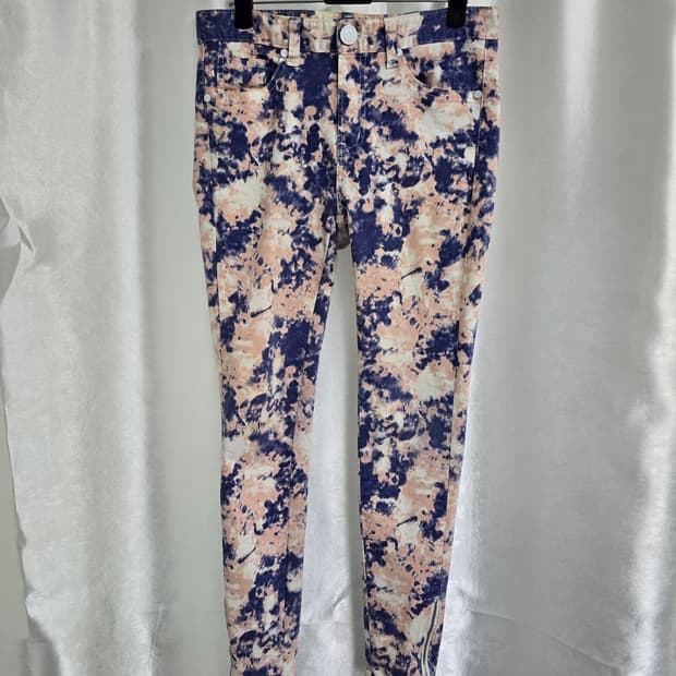 플라스틱아일랜드 타이다이 패턴 스키니진 (1540)