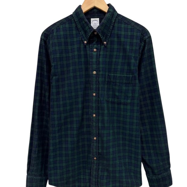 브룩스브라더스 체크 셔츠 (L) 