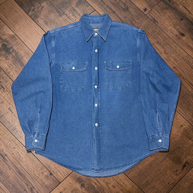 90s 슈가케인 데님셔츠