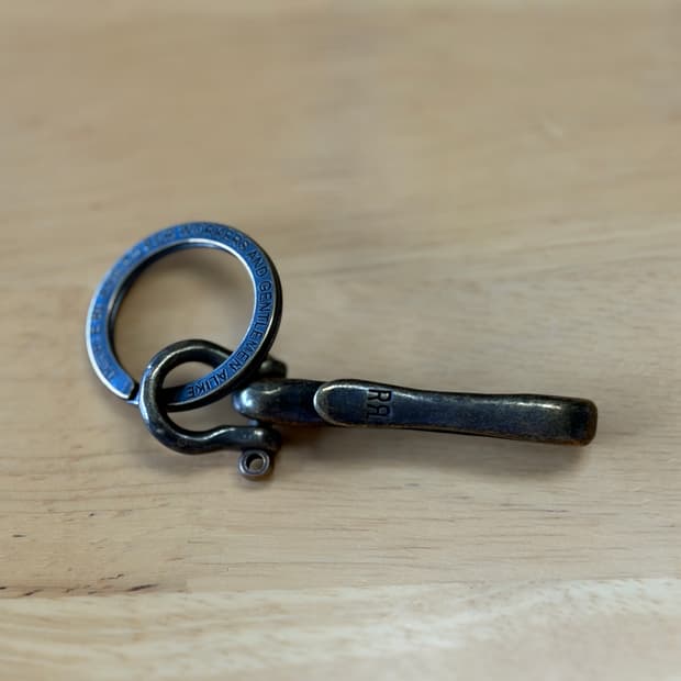 RRL 브라스 키링