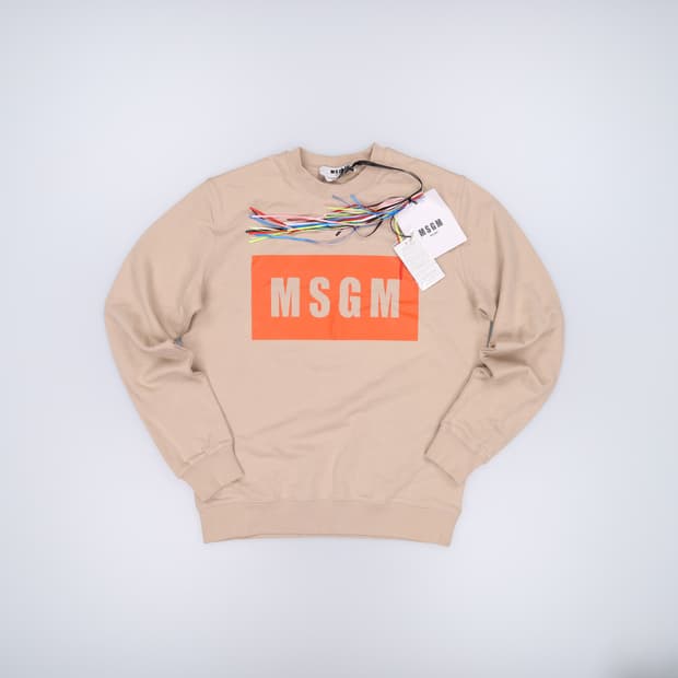 S 새상품 MSGM 프린팅 맨투맨 0424H1