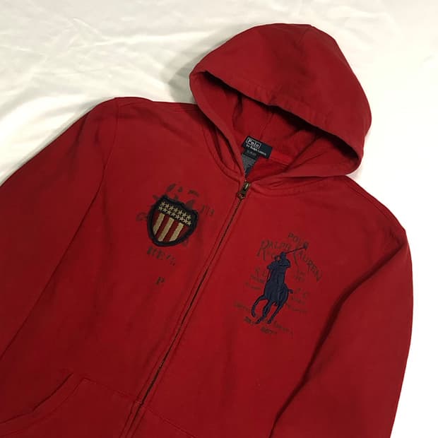 폴로 랄프로렌 빅포니 USA 성조기 대장급 후드집업