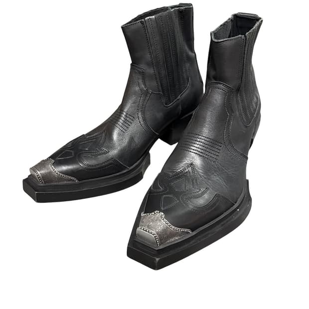 자라 리미티드 에디션 카우보이 스틸토 웨스턴 부츠 42 270