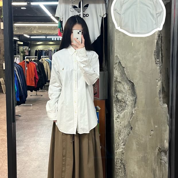 폴로 랄프로렌 셔츠 화이트 M #csz2893